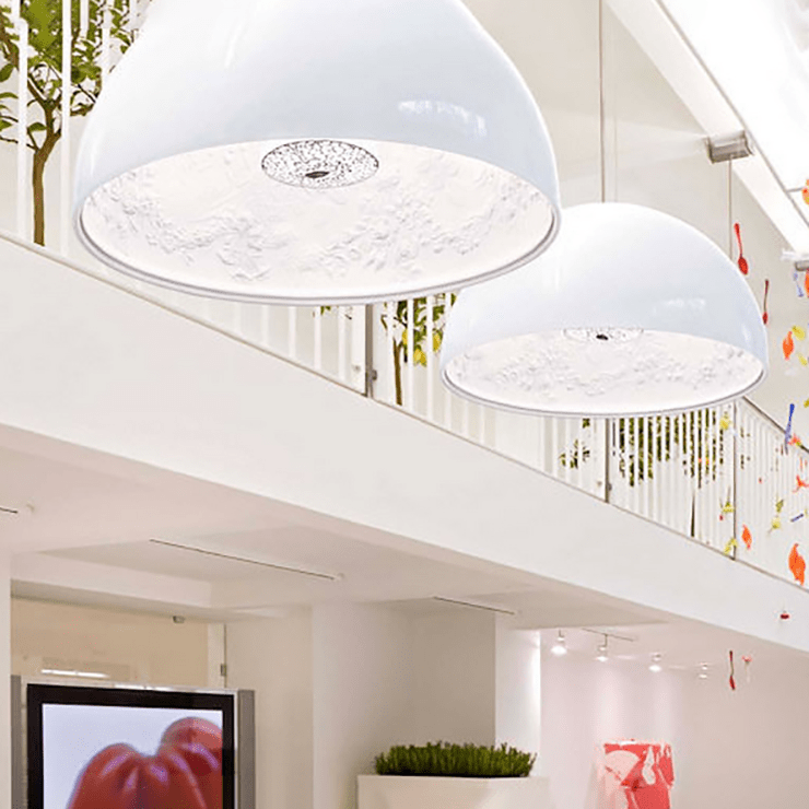 Люстра Skygarden White D40 в стиле Flos