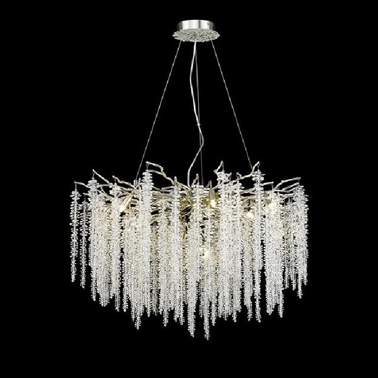 Люстра Sinfonia di Luce Silver D 80 см