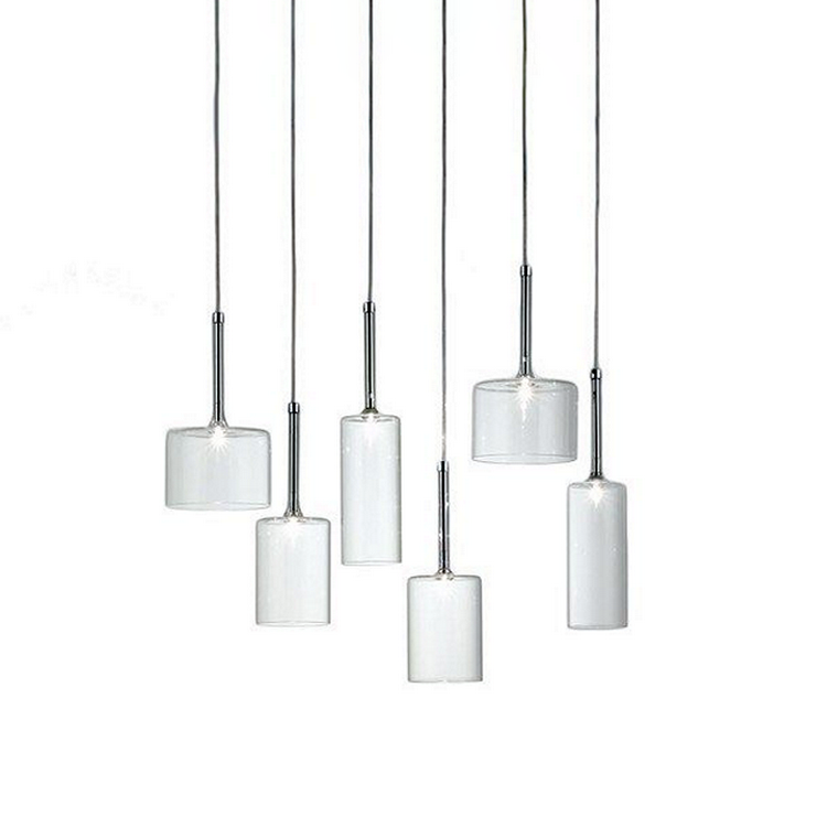 Люстра Spillray 6 Прозрачный в стиле Axo Light