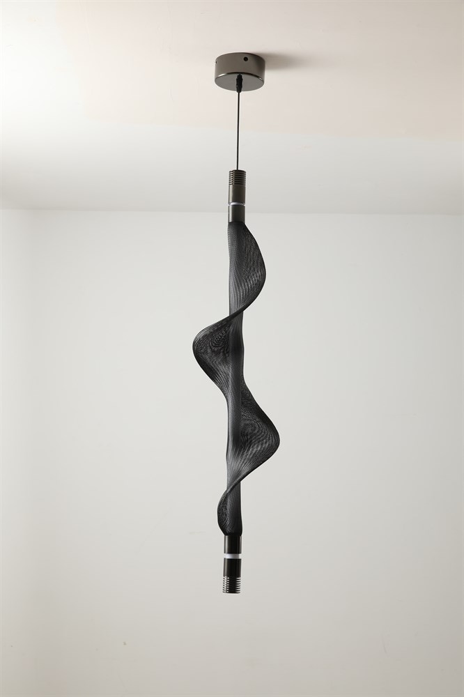 Светильник подвесной Vapour Vertical Black H80