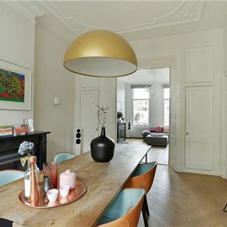 Люстра Skygarden Gold D40 в стиле Flos