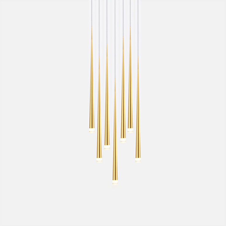 Светильник Slim 7 Gold Round в стиле Vibia