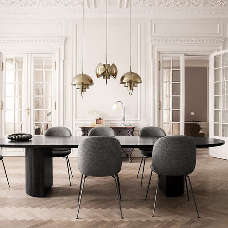 Светильник Multi-lite Pendant Gold  в стиле Gubi