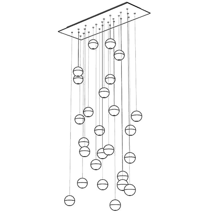 Люстра 14.26 Rectangle Pendant Chandelier в стиле Bocci
