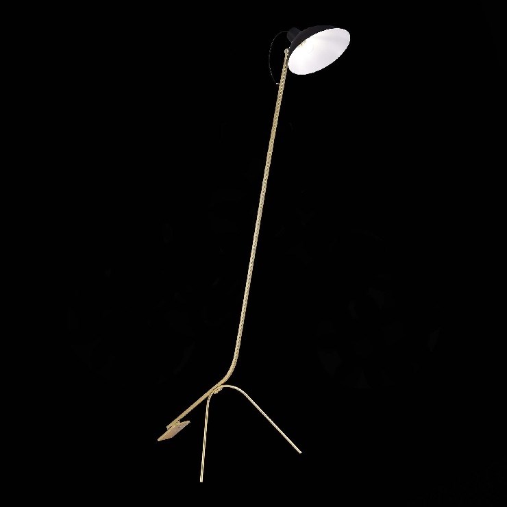 Торшер VV Cinquanta Black Gold в стиле Astep