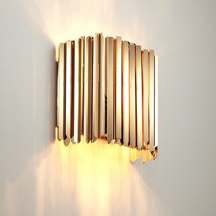 Бра Facet  Gold в стиле Tom Kirk