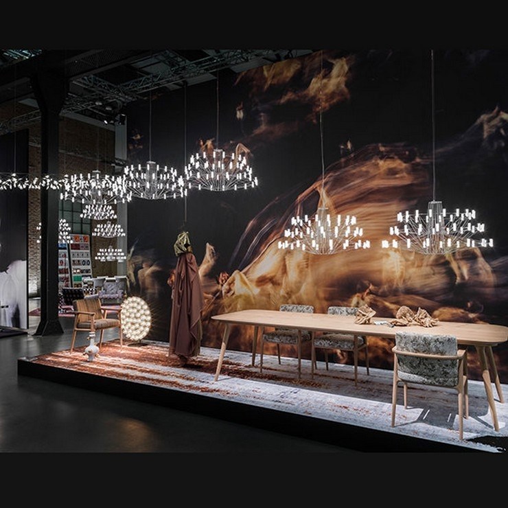 Люстра Coppelia Small D100 Black в стиле Moooi