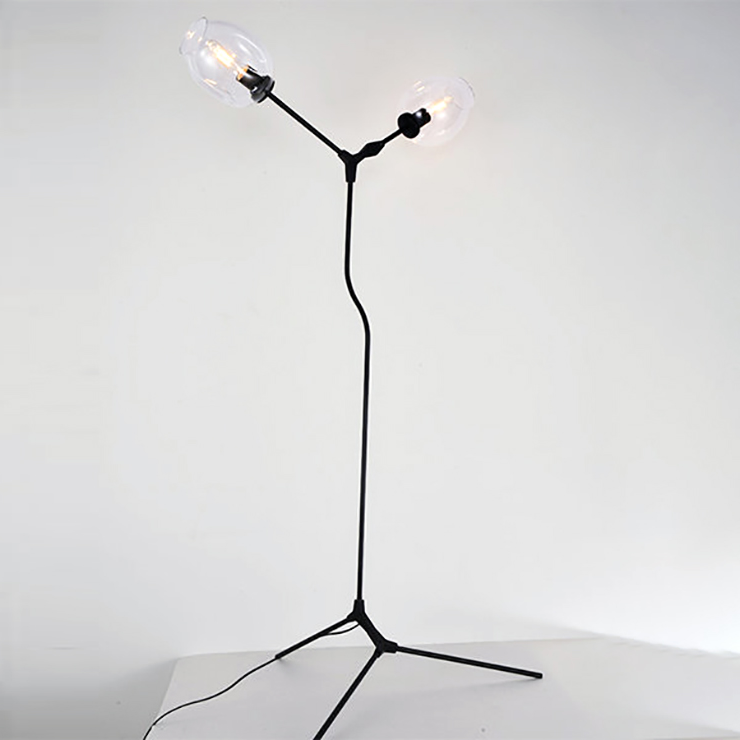 Торшер Branching Bubbles Floor Black в стиле Lindsey Adelman