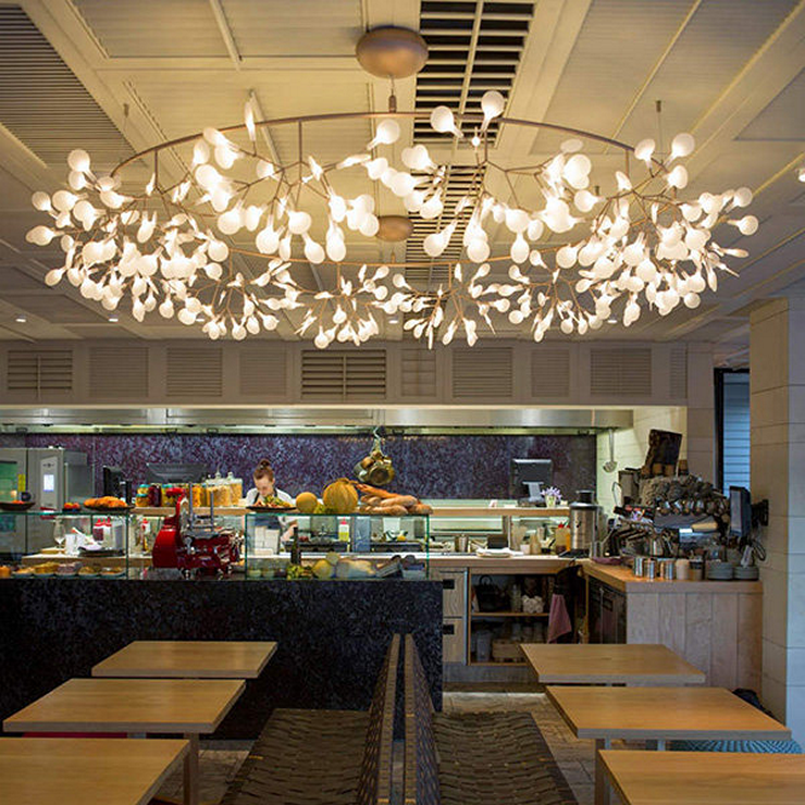 Люстра Heracleum The Big O D210  медный в стиле Moooi