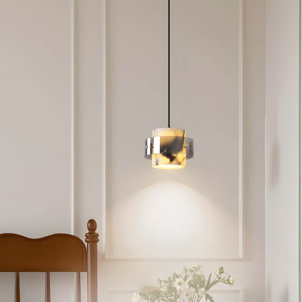 Светильник из мрамора Iris D13