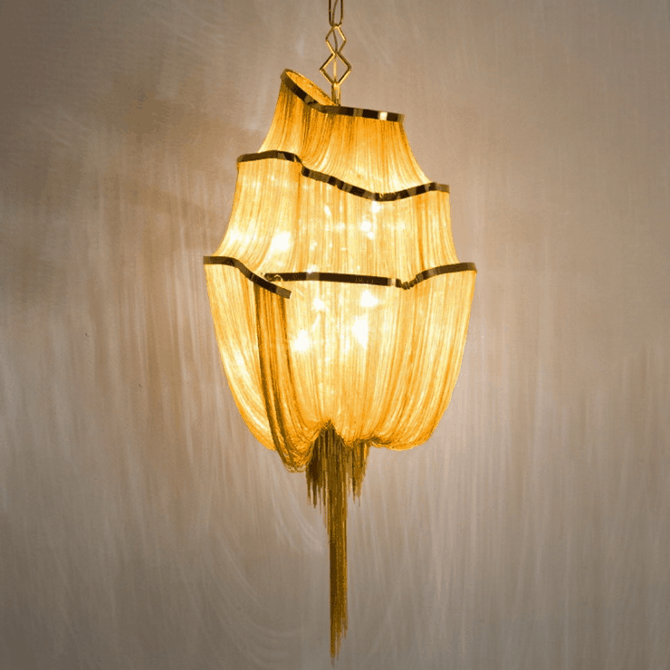 Люстра Atlantis A13SD D50 Диаметр 50 см / Высота 110 см Золотой в стиле Terzani