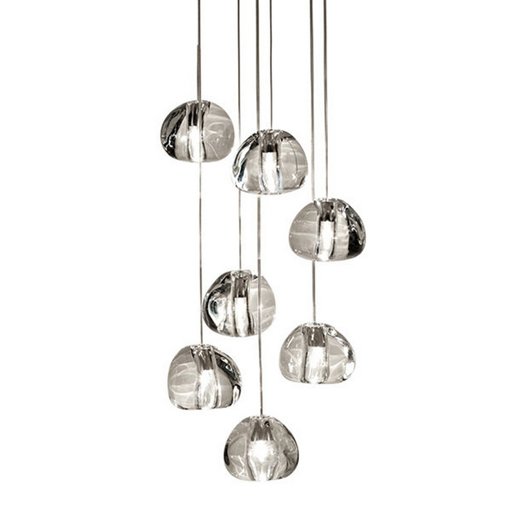 Светильник Mizu 7 Seven Pendant Chandelier в стиле Terzani