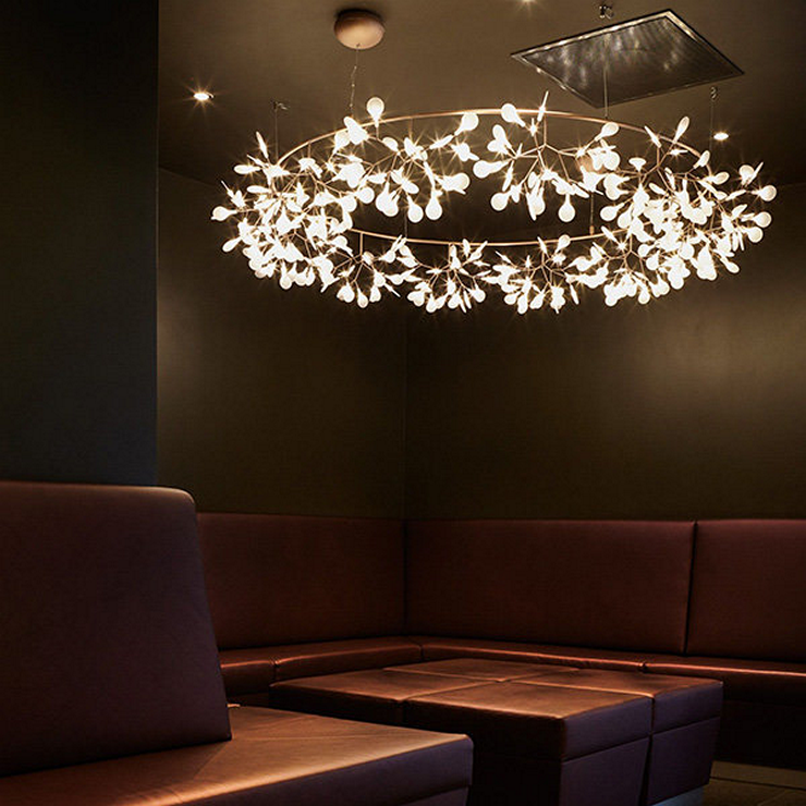 Люстра Heracleum The Big O D210  медный в стиле Moooi