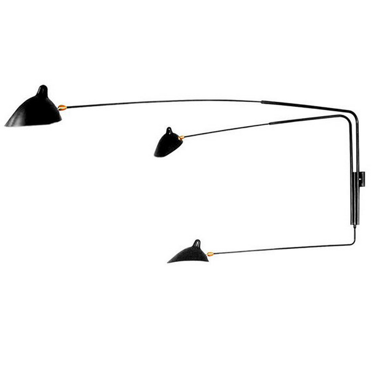 Бра 3 в стиле Serge Mouille