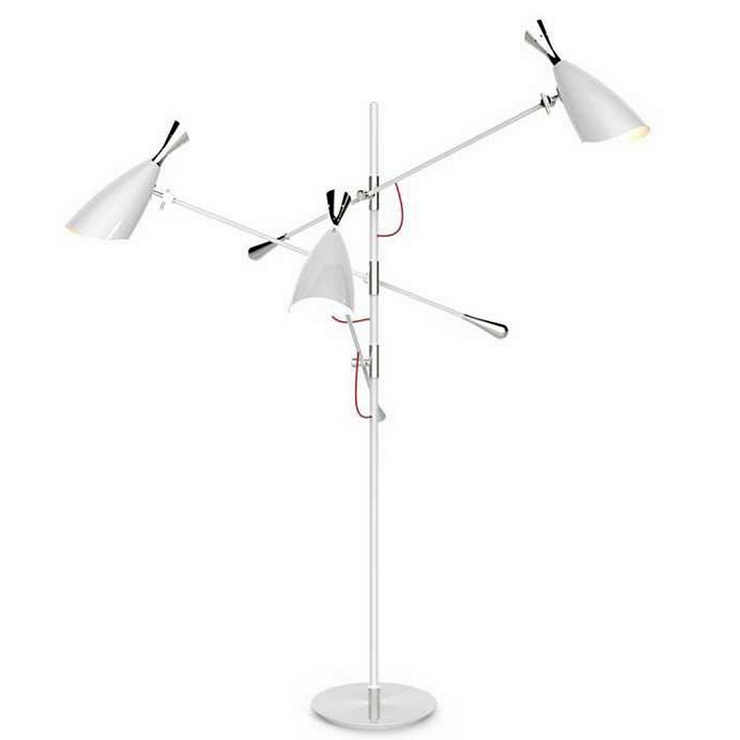 Торшер Duke Floor Белый в стиле Delightful