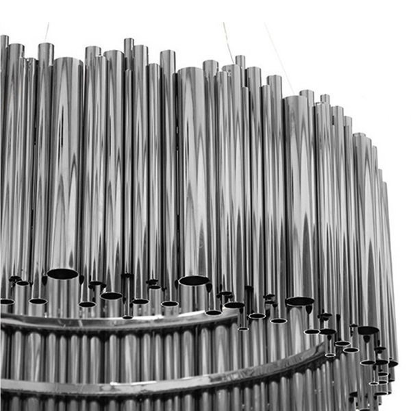 Люстра подвесная Brubeck D80 Chrome в стиле Delightful