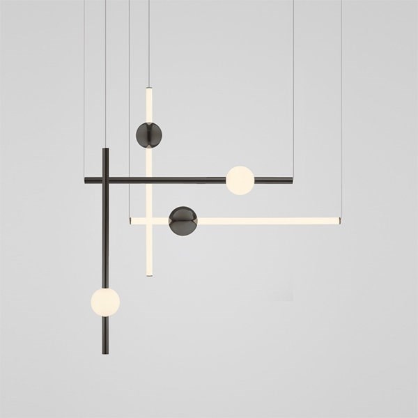 Светильник Orion Tube Light Black в стиле Lee Broom