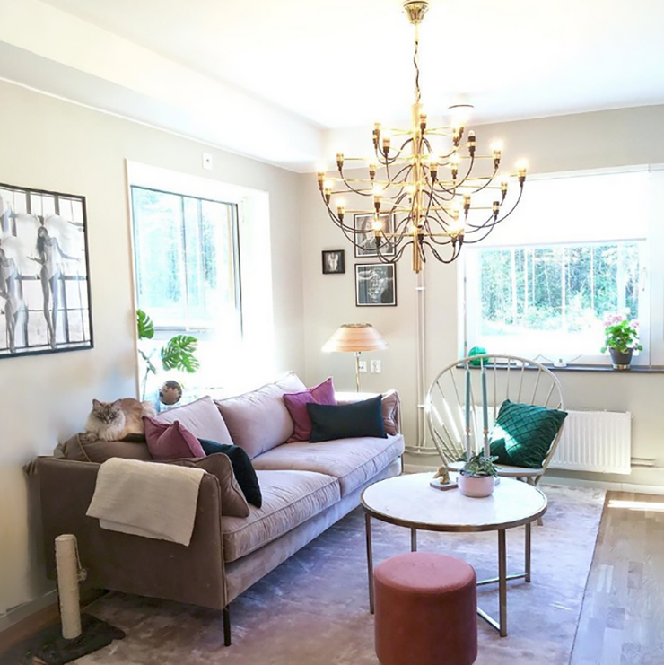 Люстра 2097 30 Gold в стиле Flos