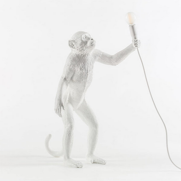 Торшер Обезьяна с Лампой Monkey Floor Lamp в стиле Seletti