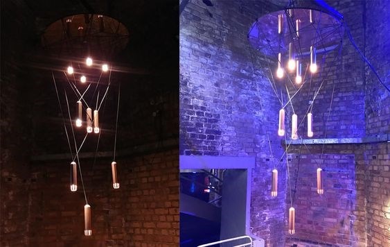 Люстра подвесная Brixton Cluster Copper 10