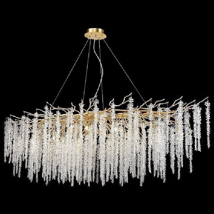 Люстра Sinfonia di Luce Gold Long L 160 см