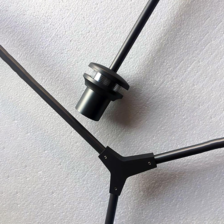 Люстра Branching Bubbles 3 Black в стиле Lindsey Adelman