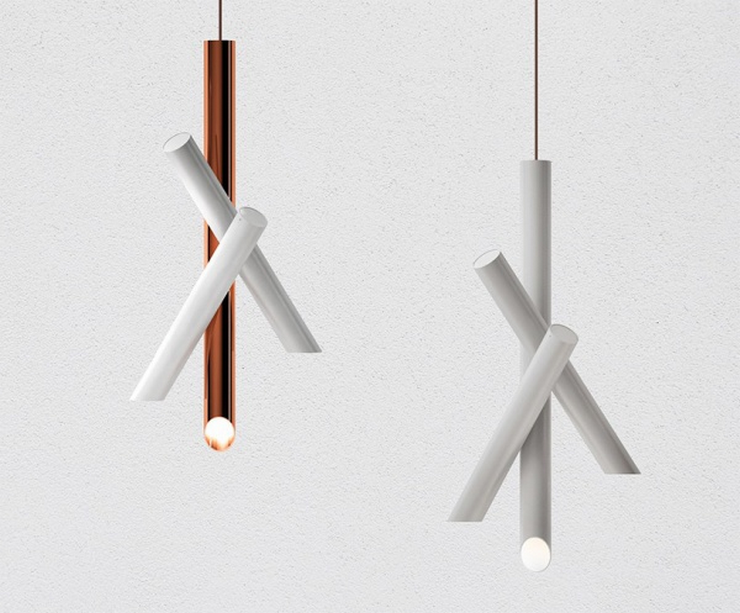 Светильник Tubes 3 White в стиле Nemo