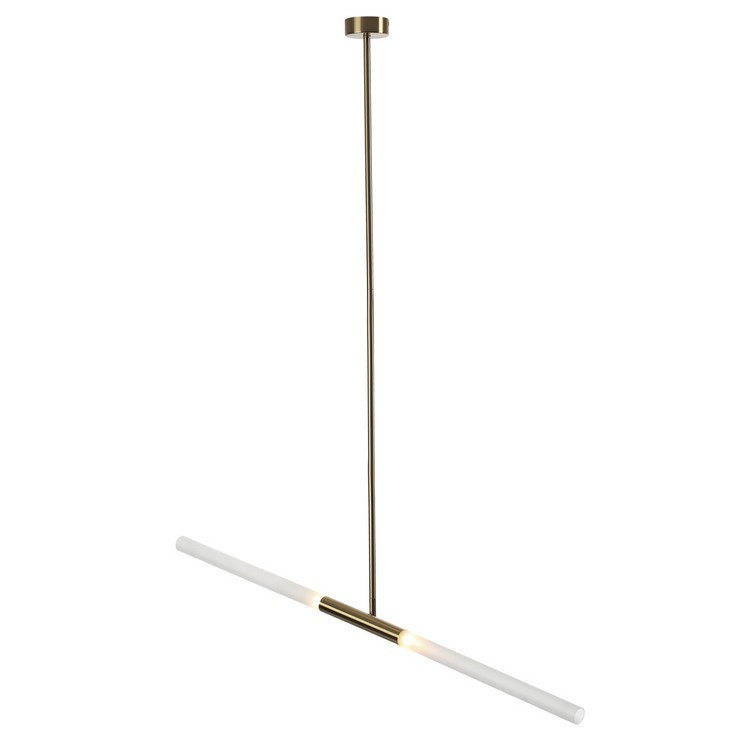 Люстра на штанге Lines Gold