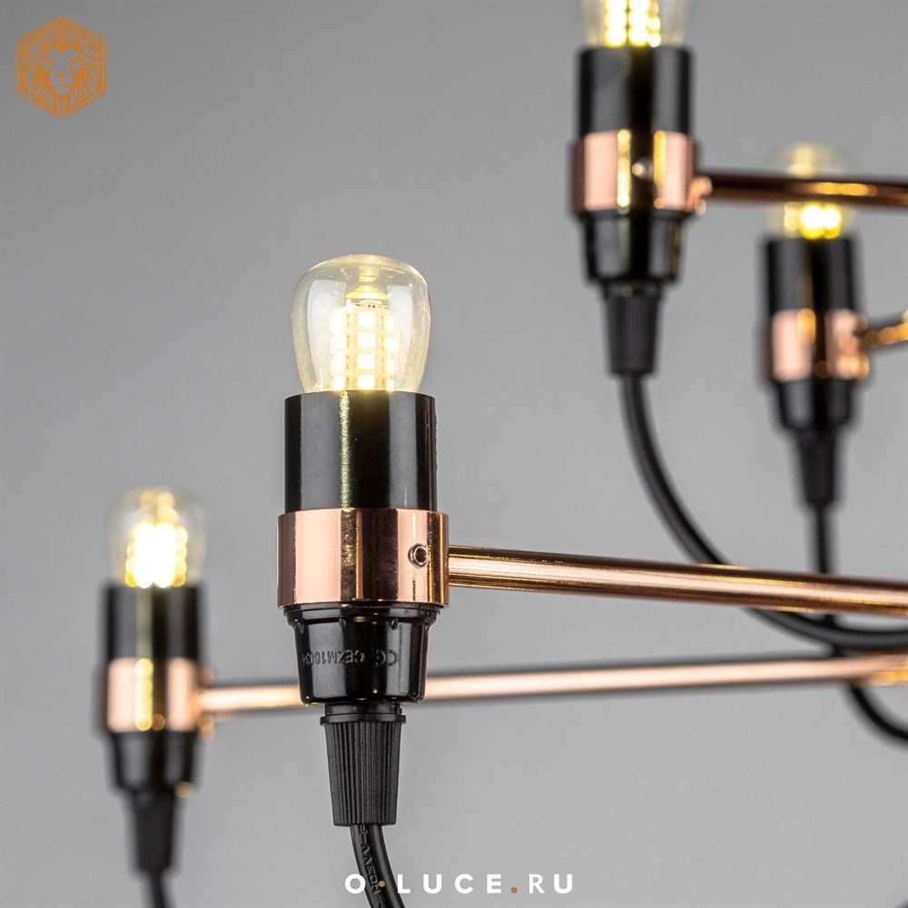 Люстра 2097 30 Gold в стиле Flos