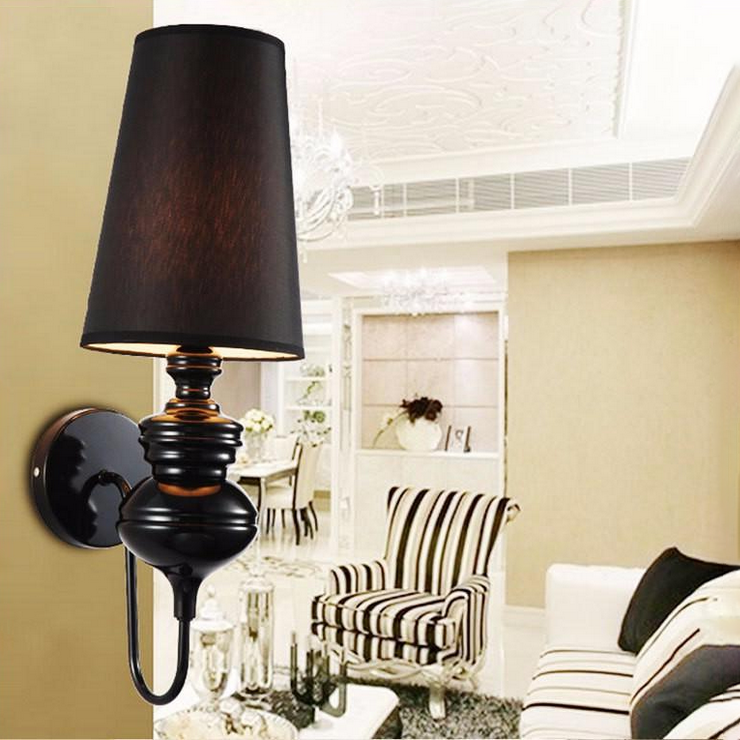 Бра Josephine  Диаметр 18 см / Высота 56 см Черный