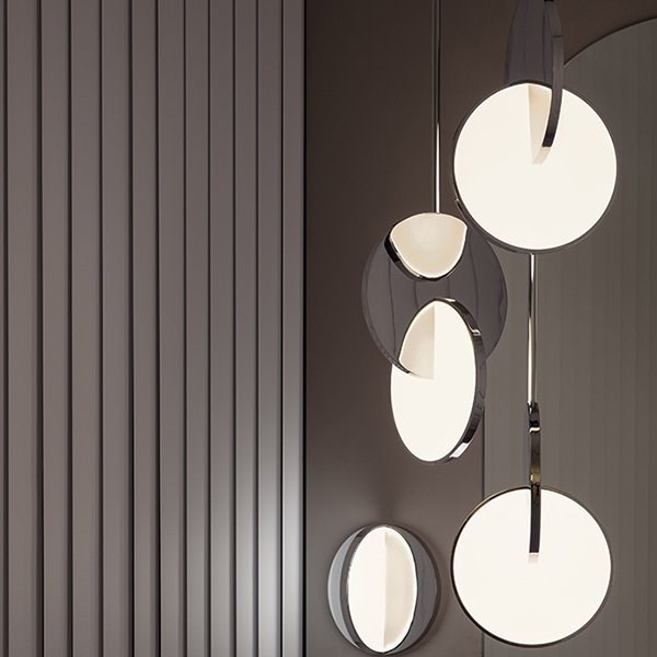 Люстра Eclipse Chandelier 3 Chrome