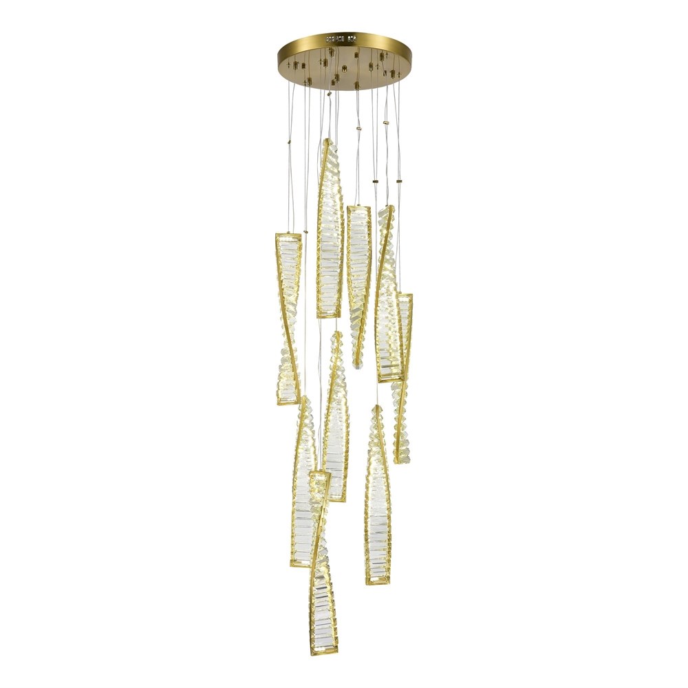 Люстра подвесная Bertolda 9 Brass