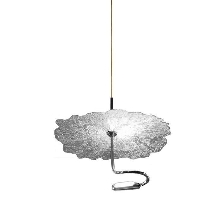 Светильник Gold moon single silver в стиле Catellani&Smith