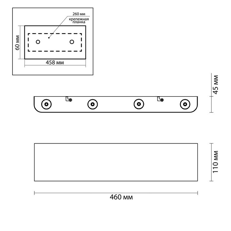 Бра GENIUS L46 Gold
