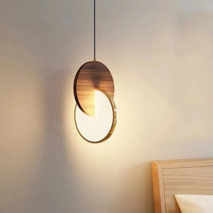 Eclipse Pendant Light Wood