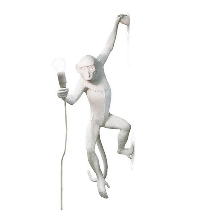Бра Monkey Wall Lamp White левая в стиле Seletti