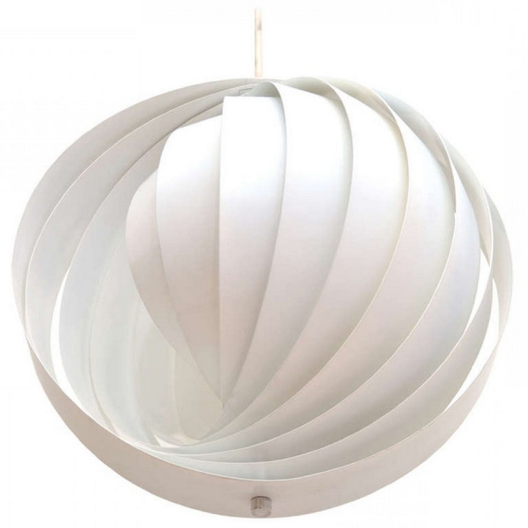 Светильник Moon  Белый в стиле Verner Panton