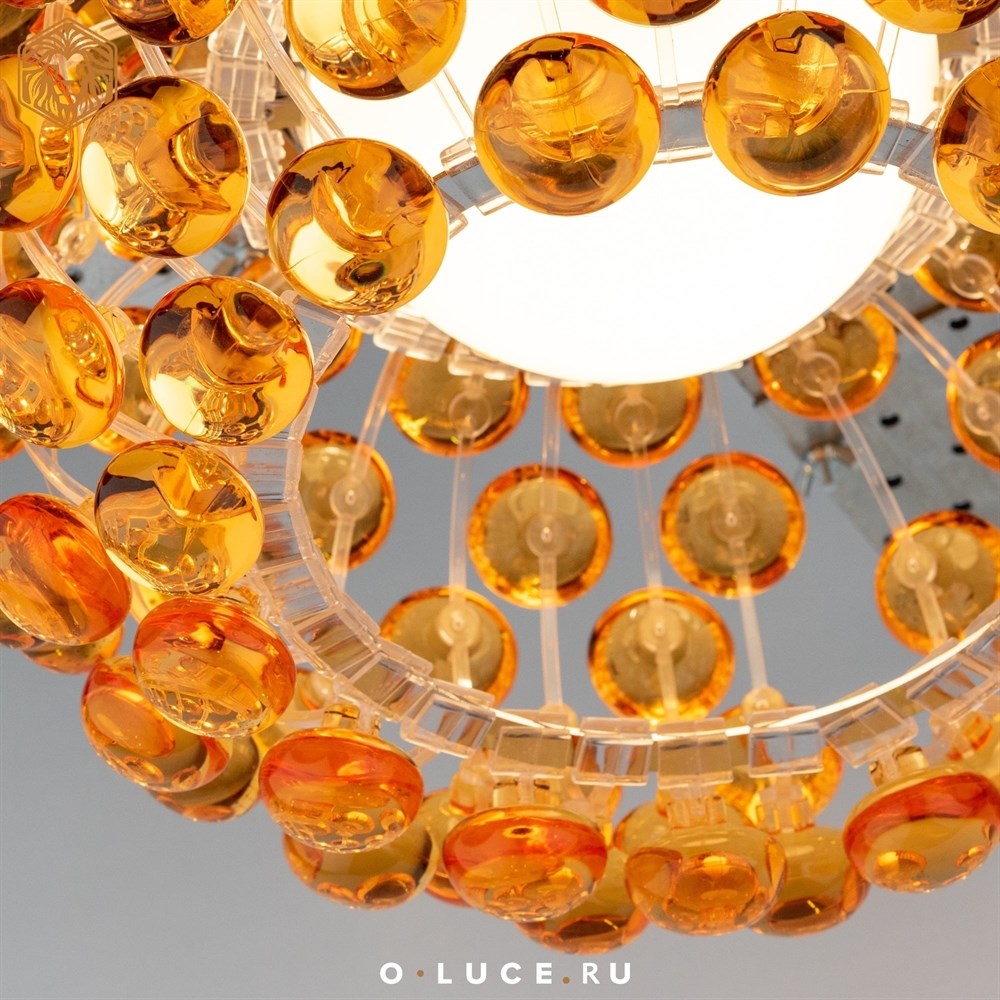 Люстра потолочная Caboche Gold D35 в стиле Foscarini