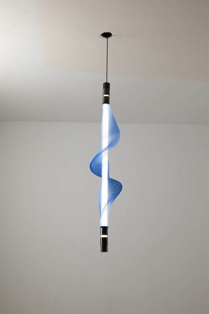 Светильник подвесной Vapour Vertical Blue H80