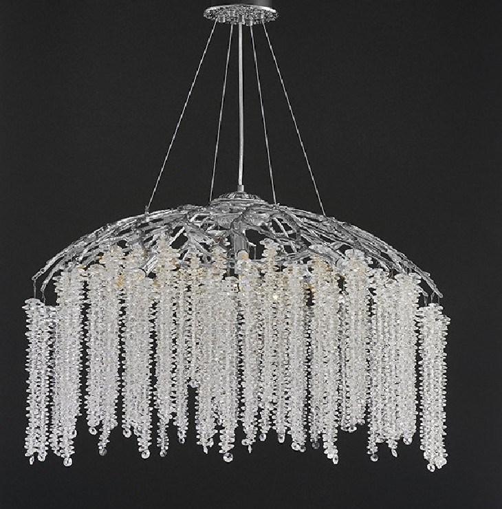 Люстра Sinfonia di Luce Silver Dome D 80 см