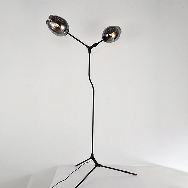 Торшер Branching Bubbles Floor Black в стиле Lindsey Adelman