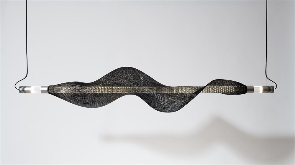 Светильник подвесной Vapour Horizontal Black L80