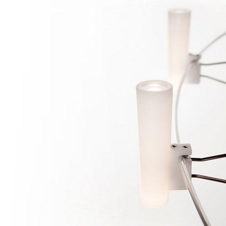 Люстра Coppelia Small D100 Nickel в стиле Moooi