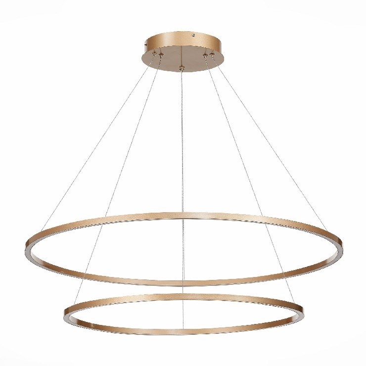 Светильник подвесной Function Gold D80 + D60 4000К (светит вниз)