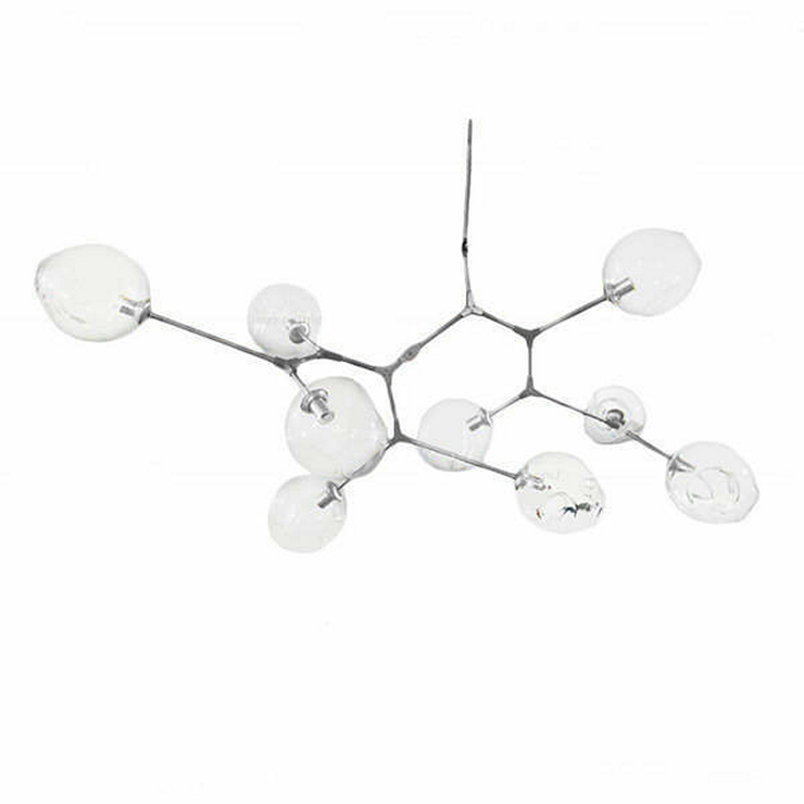 Люстра Branching Bubbles 11 Nickel в стиле Lindsey Adelman