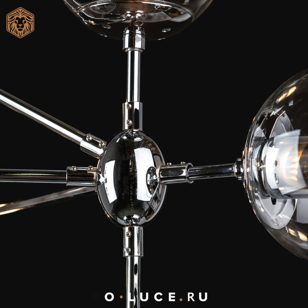 Люстра Modo Chandelier 10 Chrome в стиле Roll&Hill