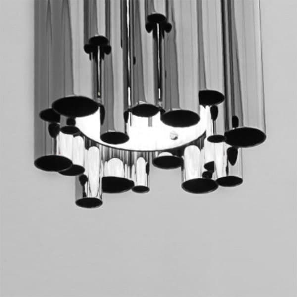 Светильник подвесной Brubeck D18 Chrome в стиле Delightful