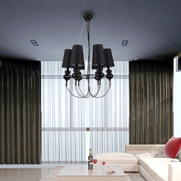 Люстра Josephine Queen 6 Черный