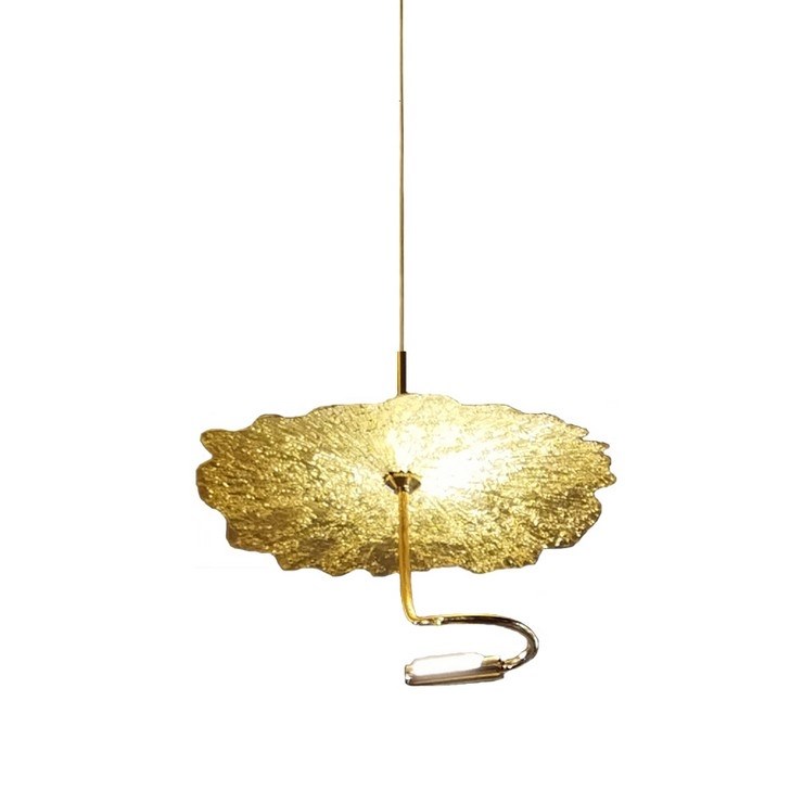 Светильник Gold moon single gold в стиле Catellani&Smith