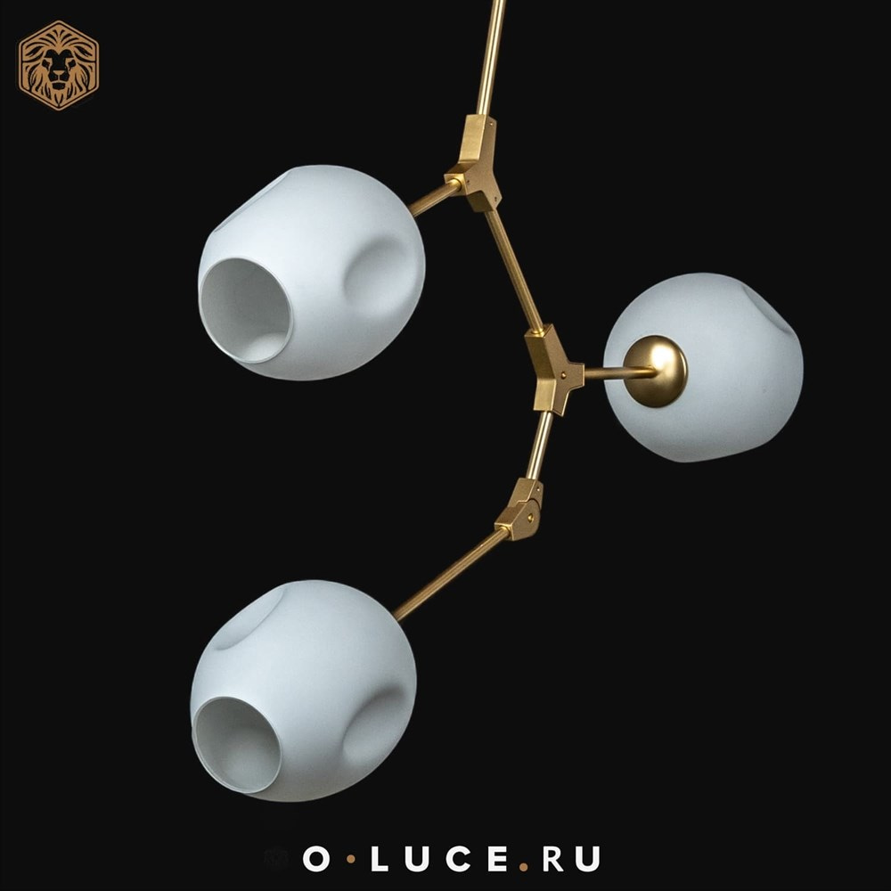 Люстра Branching Bubbles 11 Gold в стиле Lindsey Adelman